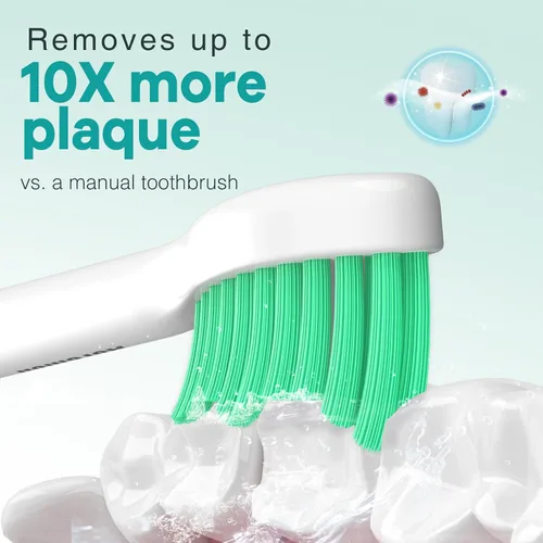 Vista 2 de Aoremon Cabezas de repuesto para cepillo de dientes compatibles con Philips Sonicare E-Series Essence Xtreme Elite Advance CleanCare, con tornillos