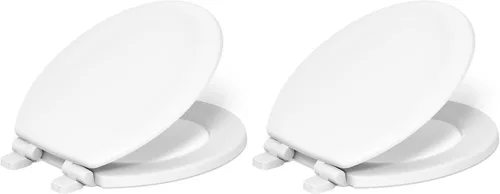 Vista 14 de KOHLER Stonewood Quiet-Close, Asiento de inodoro redondo de cierre suave, madera duradera, fácil instalación, ajuste universal, elementos esenciales