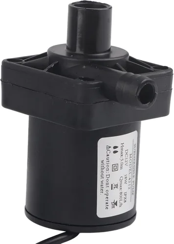 Vista 7 de Mini acuario sumergible, DC 12V 800L/H sin escobillas, silencioso para fuente solar, peces de acuario, estanque, fuente, hidroponía, 16.4 ft