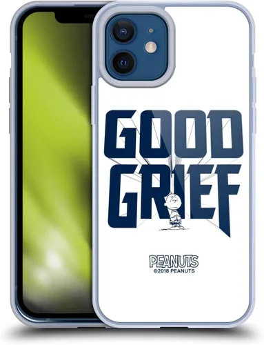 Vista 41 de Head Case Designs Funda de gel con licencia oficial de Peanuts Charlie Brown Good Grief Rock Tees [protección de grado militar] compatible con Apple