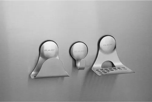 Vista 2 de Elkay LKSMHSL Sinkmate Kit con gancho, soporte de esponja y repisa