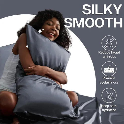 Vista 133 de MR&HM - Funda de almohada de satén