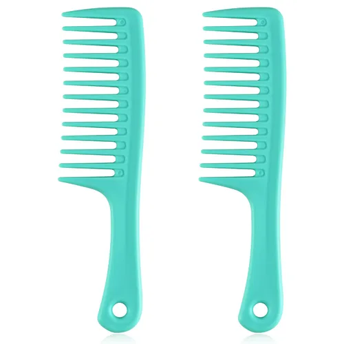 Vista 10 de HYOUJIN Large Wide Tooth Comb Detangling for Curly,Wet,Dry Hair,Black Negro