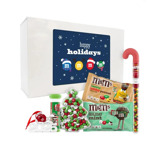 Vista 12 de M&M'S WORLD Dulces de Chocolate con Leche de Navidad - 2 Libras de Chocolate de Color Festivo a Granel Para Bolsas de Dulces de Navidad