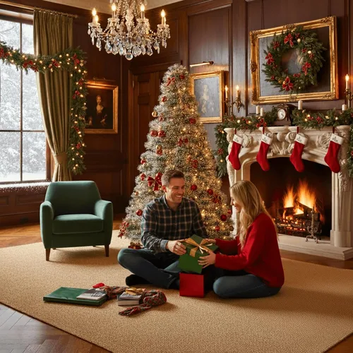 Vista 7 de Árboles de Navidad artificiales de 6 pies, con 250 luces blancas cálidas preiluminadas, 700 puntas de rama, elección adecuada para decoración