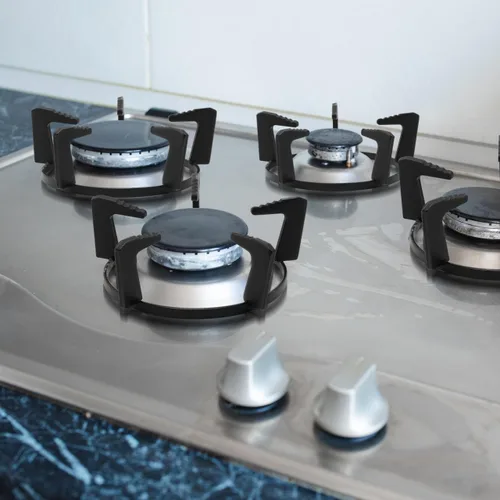Vista 6 de OSALADI Wok Stand Wok - Estante para estufa de gas de hierro fundido con cinco pies antideslizante y ahorro de tiempo para la cocina del hogar