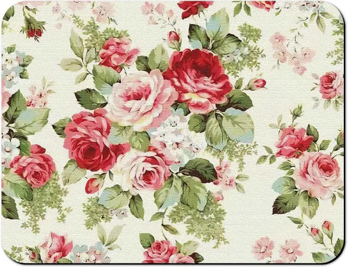 Vista 23 de Tapete de secado de platos para encimera de cocina, 20 x 12 pulgadas, lavable, almohadilla de secado rápido de platos, parte trasera de goma Flores