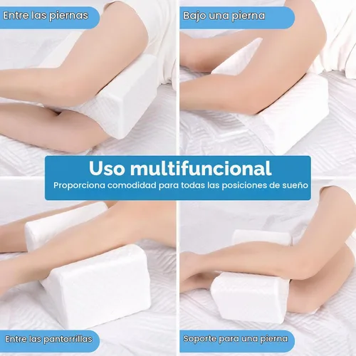 Vista 6 de TranquilRelax Almohada de rodilla para dormir de lado, almohada de piernas