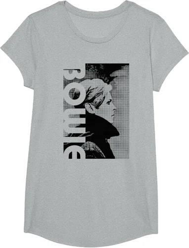 Vista 16 de David Bowie - Camiseta de perfil bajo, Gris Gris Oscuro