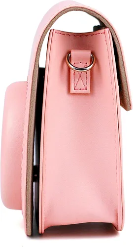 Vista 3 de Epicgadget Funda para cámara instantánea Fujifilm Instax Mini 11, funda de PU con correa extraíble para cámara Fujifilm Instax Mini 11 (rosa)