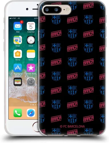 Vista 72 de Head Case Designs Funda de gel con licencia oficial del FC Barcelona con logotipo y patrón de Forca Barca [protección de grado militar] compatible