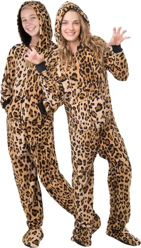 Vista 21 de Footed Pajamas - Pijama de una pieza de chenilla para niños pequeños Enterizo de pijama de una pieza para niños y niñas Unisex