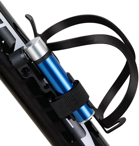 Vista 5 de Mini bomba de bicicleta portátil, bomba de aire de bicicleta de aluminio, fácil inflable, bomba de baloncesto de bola, bomba de aire de alta presión