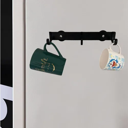 Vista 6 de Pmsanzay Soporte magnético fuerte para tazas de café, ganchos para tazas de café, organizador de almacenamiento para tazas de café, tazas de té