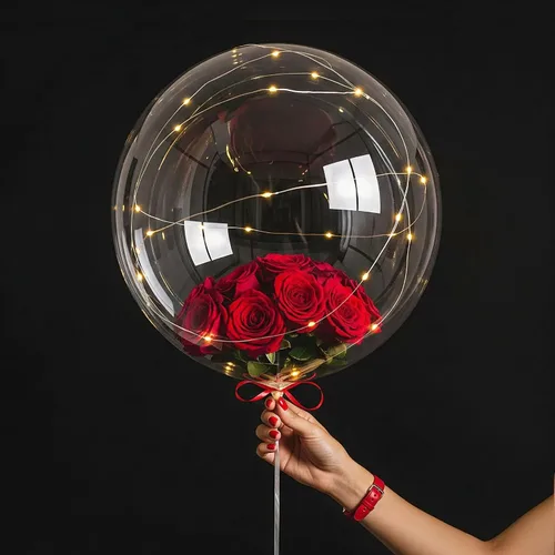 Vista 6 de 20 globos transparentes Bobo para rellenar con confeti, globos de piscina de burbujas de 20 pulgadas, globos de plástico elásticos para fiestas