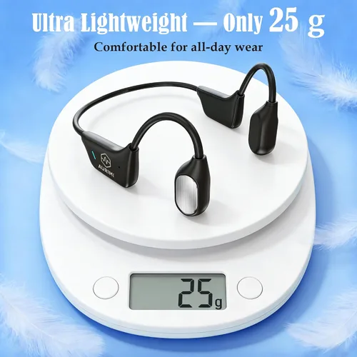 Vista 4 de Aurimi Bone Conduction Hearing Amplifier - Open Ear Comfortable Sound Enhancement Device for Seniors, Lightweight 25g Wearable with 10H Battery