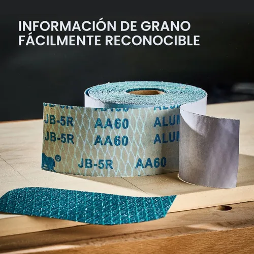 Vista 6 de toolant Rollo de papel de lija con forma de diamante de grano 60, 2-3/4 pulgadas de ancho, 10 yardas de largo Longboard, papel de lija autoadhesivo