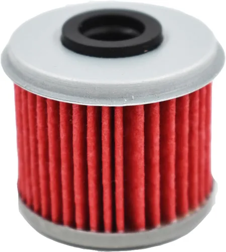 Vista 6 de waltyotur 5 filtros de aceite de motocicleta de repuesto para Honda CRF150R CRF150RB CRF 150 250 450 CRF250R CRF250X CRF450R CRF450X TRX450R rojo