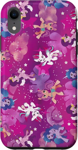 Vista 25 de My Little Pony: Una nueva generación Pink Group Pony Pattern V3 Funda para iPhone 17
