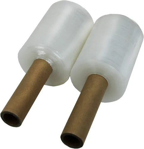Vista 7 de Berta Paquete de 1 rollo elástico de 5 pulgadas – 1000 pies, calibre 80, envoltura de plástico transparente, mango de núcleo extendido, resistencia