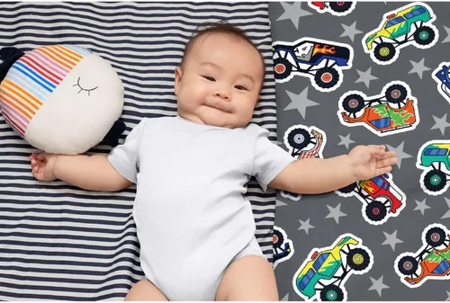 Vista 61 de Manta de bebé con texto en inglés «Just A Boy Who Loves Trucks» para niños y niñas, manta súper suave para envolver al recién nacido, acogedora