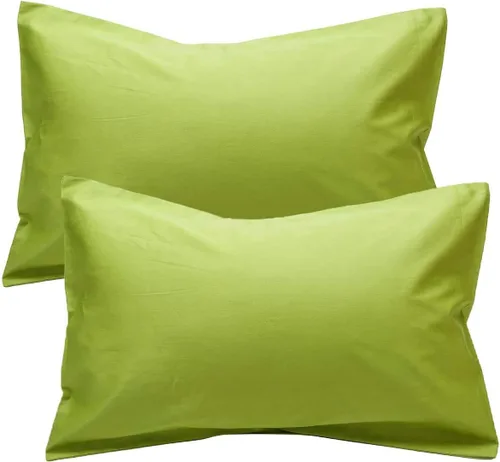 Vista 19 de Fundas de almohada de algodón peinado de 600 hilos (paquete de 2) tamaño estándar de 20 x 26 pulgadas, color azul aguamarina Azul Aqua (Solid)