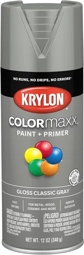 Vista 16 de Krylon K05554007 COLORmaxx Pintura en aerosol y base para uso en interiores y exteriores, color almendra satinada, 12 onzas (paquete de 1)