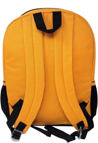 Vista 2 de Bioworld Naruto - Mochila de 16 pulgadas con 1 bolsillo frontal, Naranja, Mochila