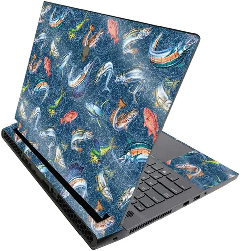 Vista 151 de MightySkins - Skin brillante con purpurina para Alienware M17 R3 (2020) y M17 R4 (2021) - Diversión de los años 90 Acabado duradero con purpurina