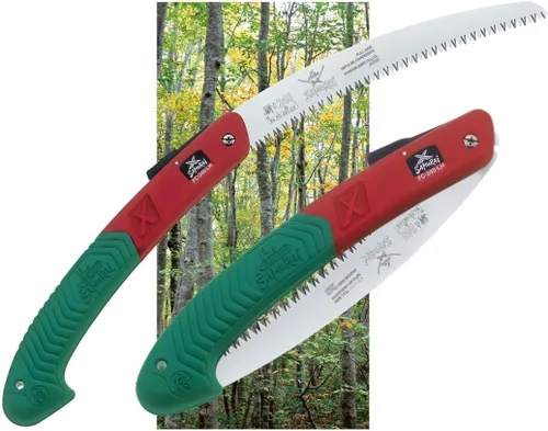 Vista 3 de Samurai KISI FC-240-LH / Sierra de hoja curva plegable de 9 1/2" (24cm) fabricada en Japón