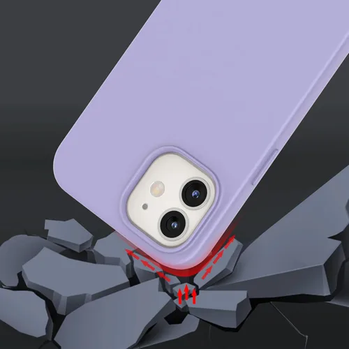 Vista 5 de ZTOFERA Funda para iPhone 12/12 Pro con correa, funda cruzada para teléfono con cordón ajustable para el cuello para el hombro, silicona suave a