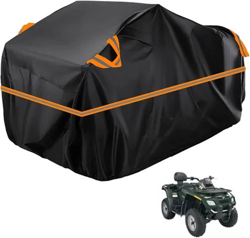 Vista 146 de Cubierta para ATV impermeable compatible con Arctic Cat H1 EFI TRV Cruiser 4x4 2011, cubierta de 210D para vehículos de 4 ruedas, cubierta para quad