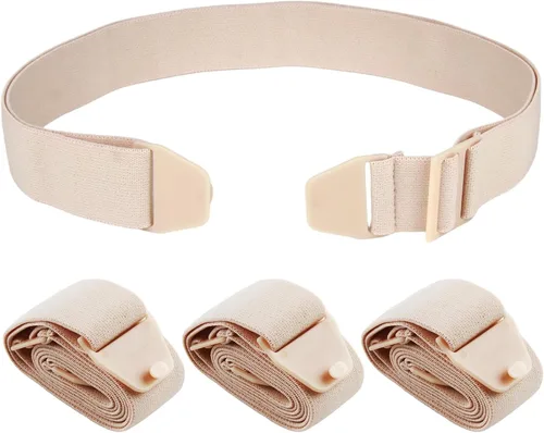 Vista 11 de Paquete de 3 cinturones de ostomía para mujeres y hombres, cinturón ajustable para ostomía que se fija de forma segura a la bolsa de ostomía, 1.1 x
