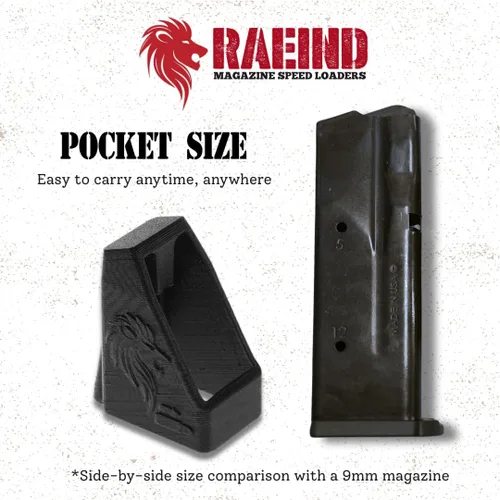 Vista 5 de RAEIND Smith & Wesson M&P Shield - Cargador de velocidad de cargador de pistola de 0.354 in