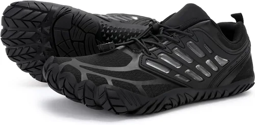 Vista 7 de MeXYZ Zapatillas de senderismo descalzas para mujer con puntera ancha, sin caída, zapatillas minimalistas para entrenamiento, caminar, senderismo