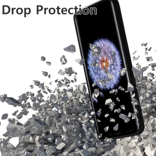Vista 6 de GOOSPERY Sky Slide - Funda protectora para Samsung Galaxy S9 Plus (2018), doble capa [TPU + PC] con función de cartera, cubierta trasera para Rojo