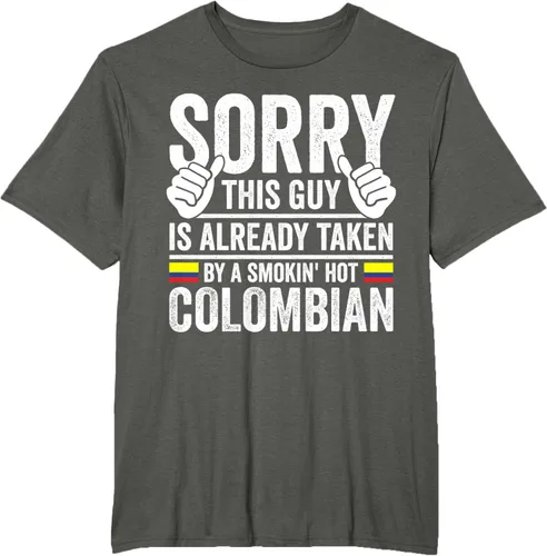 Vista 4 de Camiseta divertida de Colombia Heritage para hombre