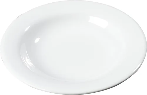 Vista 2 de Carlisle FoodService Products Sierrus - Tazón de plástico reutilizable para ensalada con borde ancho para restaurantes y hogar, melamina, 11 onzas