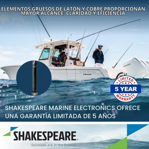 Vista 4 de Shakespeare Antena marina 5401-XT Galaxy Black de 4 pies Negro