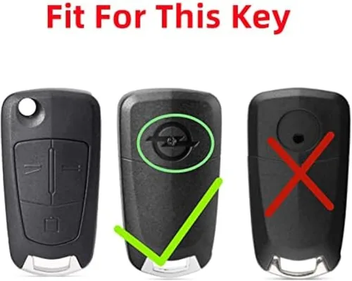 Vista 2 de TPU 2Button Flip Key Case Cover para Opel Astra J Corsa D Insignia Vectra C Zafira L778