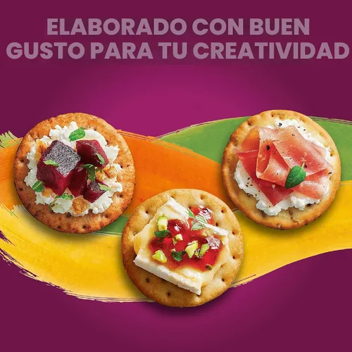 Vista 5 de Galletas tostadas, galletas tostadas, aperitivos de fiesta, paquete variado, caja de 12 onzas (1 caja)