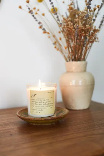 Vista 2 de Paddywax Scented Candles Mood Collection - Vela fragante en caja en recipiente de vidrio, 8 onzas, Joy