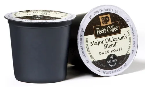 Vista 3 de Mezcla de café Peet's Major Dickason's para Keurig K-Cup Brewers, tostado profundo, 60 unidades.