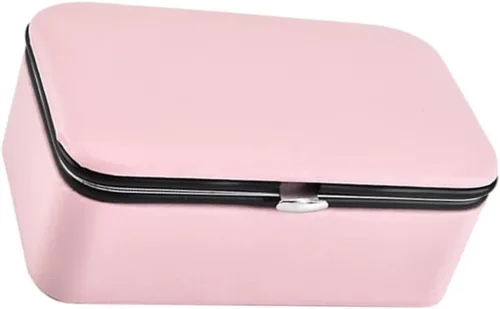 Vista 8 de PACKOVE Caja Joyero Organizador de Joyas Para Mujer Organizador de Almacenamiento de Joyas Portátil Miss