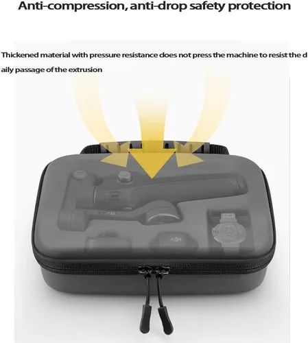 Vista 5 de Funda para Osmo Mobile 7P, bolsa de almacenamiento portátil con correa para el hombro para Dji Osmo Mobile 7/7P Gimbal Stabilizer Travel Carrying