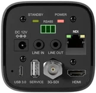 Vista 4 de PTZOptics Cámara Studio 4K 20x Box - Gris