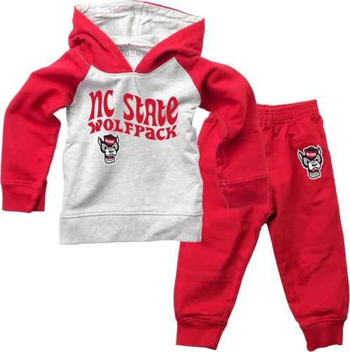 Vista 19 de Wes and Willy Conjunto de pantalón y sudadera con capucha universitaria para bebés y niños pequeños