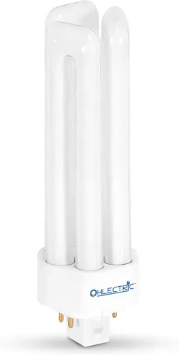 Vista 7 de OHLECTRIC Bombillas fluorescentes inteligentes de 26 vatios, amalgama compacta de 4 pines, larga vida útil, ahorro de energía, temperatura