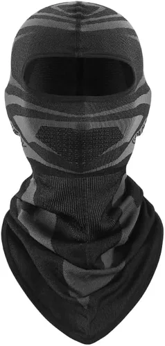 Vista 8 de Máscara de esquí pasamontañas de invierno para hombres y mujeres, para clima frío, protección contra el viento, equipo para esquí, snowboard, paseo