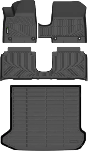Vista 110 de Alfombrilla de maletero para todo tipo de clima para Mazda CX-30 2020-2025 2026, accesorios de maletero de auto de ajuste personalizado - Negro